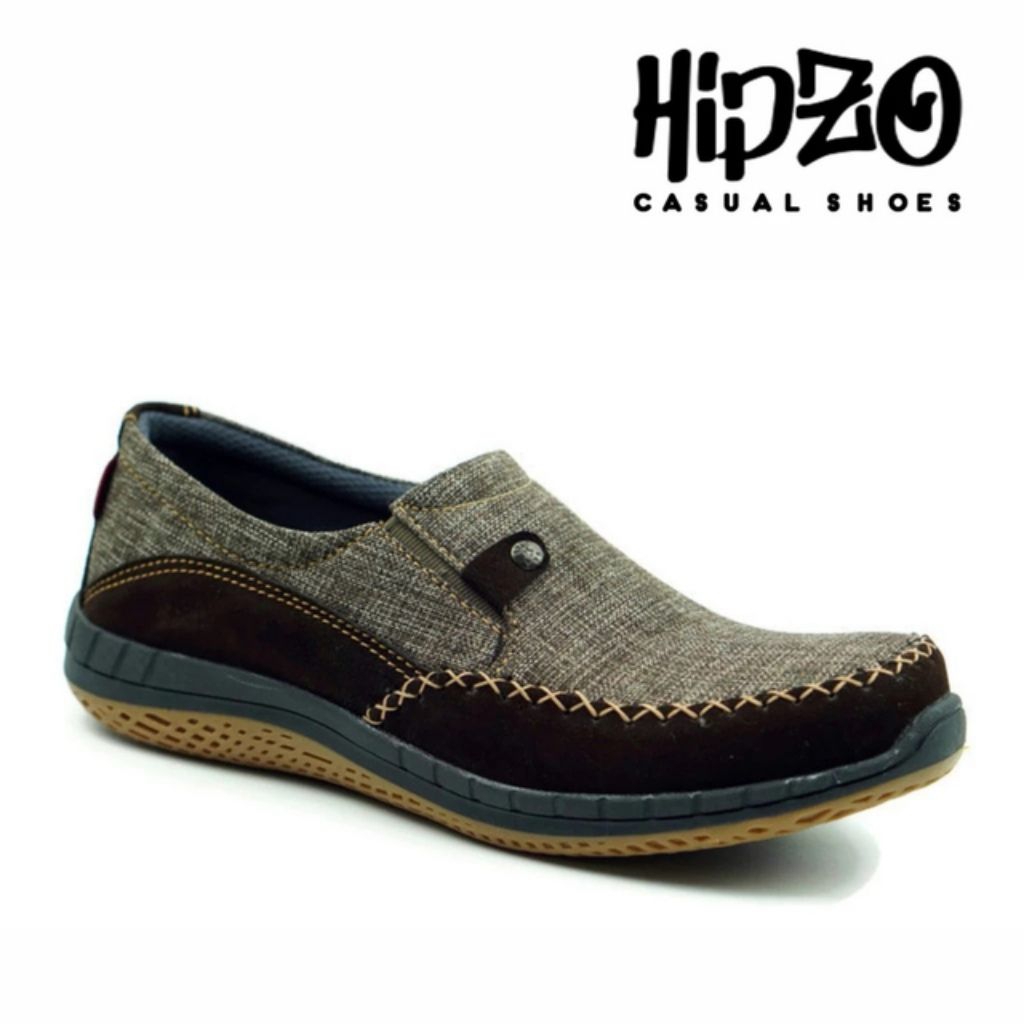Sepatu Fantofel Pria Original 100% Casual Hipzo M038 Original Terbaru Slip On Shoes