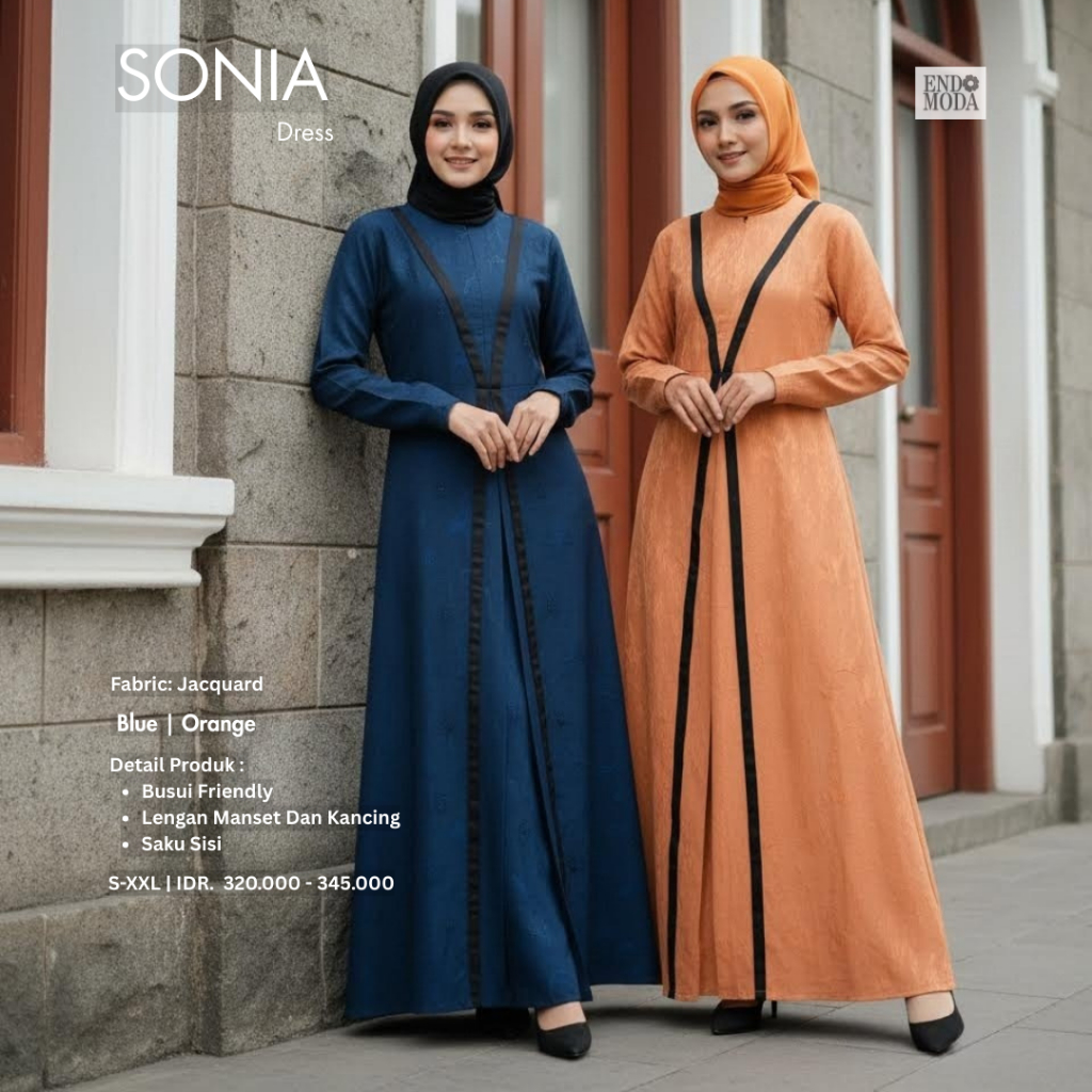 Endomoda Sonia Gamis Maxi Terbaru
