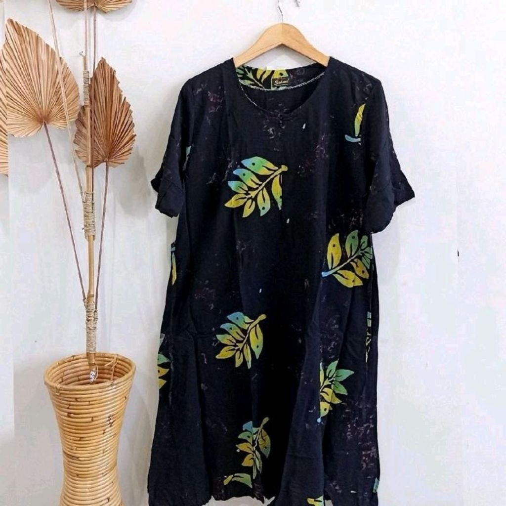 Daster Klok Standar Batik Pekalongan Kombinasi Pendek Atasan Baju Cantik Celana Lembut Motif Nyaman 