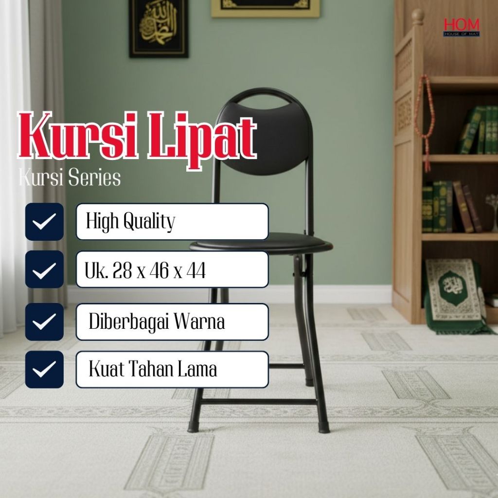 Kursi Sholat / Kursi Shalat Lipat / Kursi Tongkat