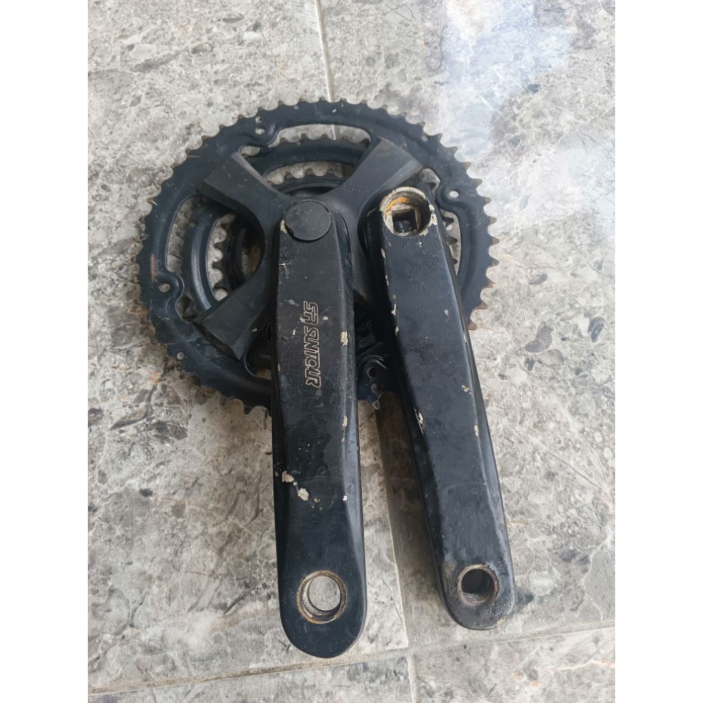 crank sr suntour Alloy panjang 170mm, 48 t