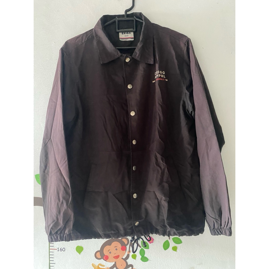 erigo jacket coach relax your mind black