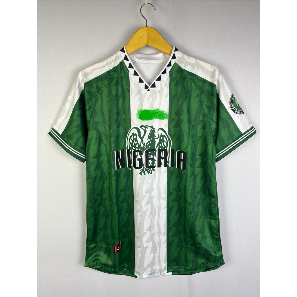 Jersey Nigeria Home Hijau Tahun 1996