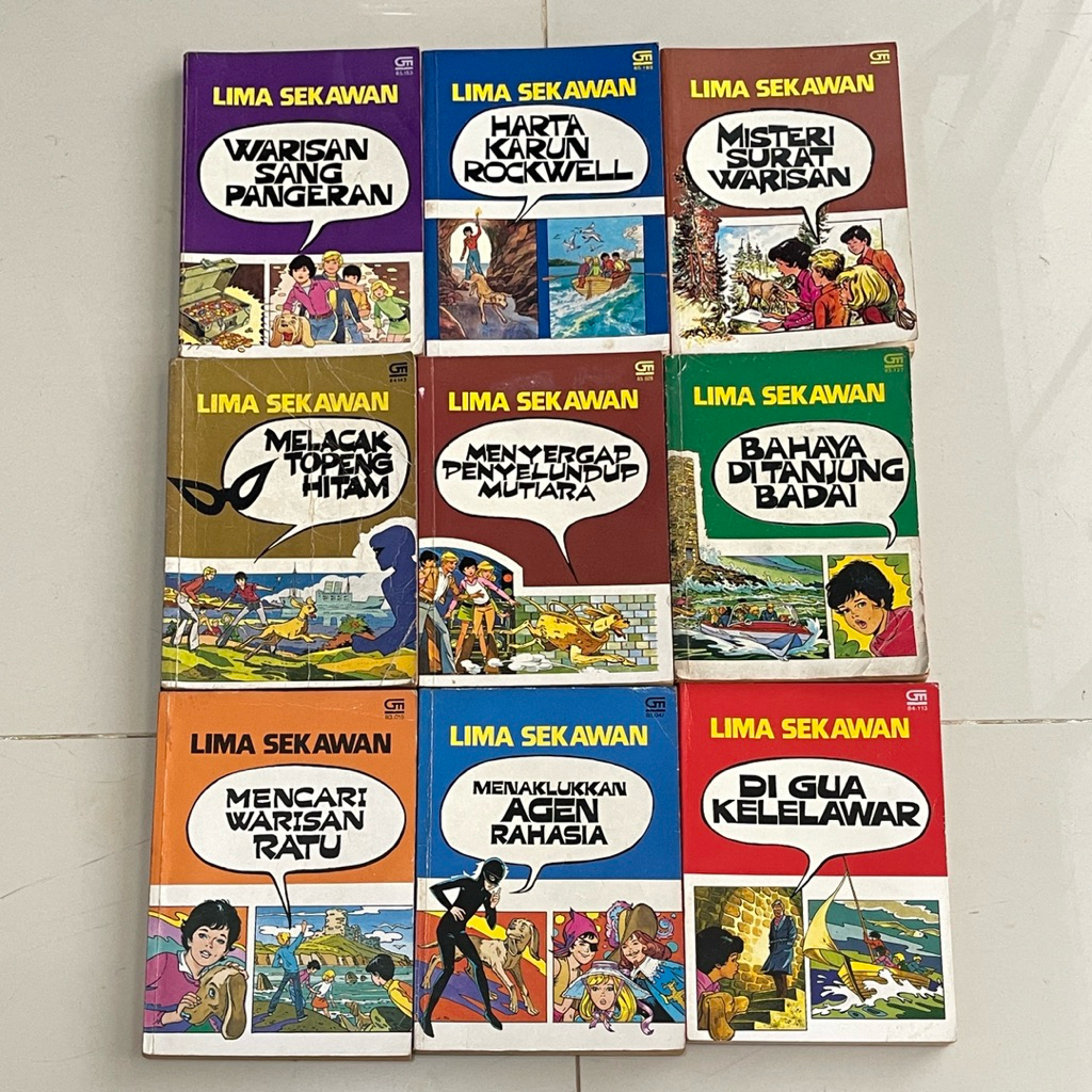 NOVEL LIMA SEKAWAN ORIGINAL SATUAN