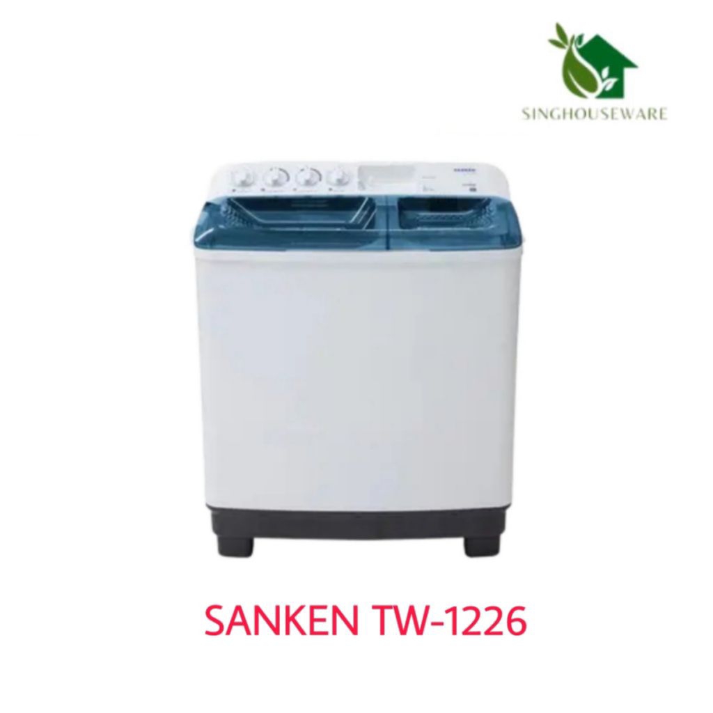 Sanken Mesin Cuci 2 Tabung 12Kg TW-1226
