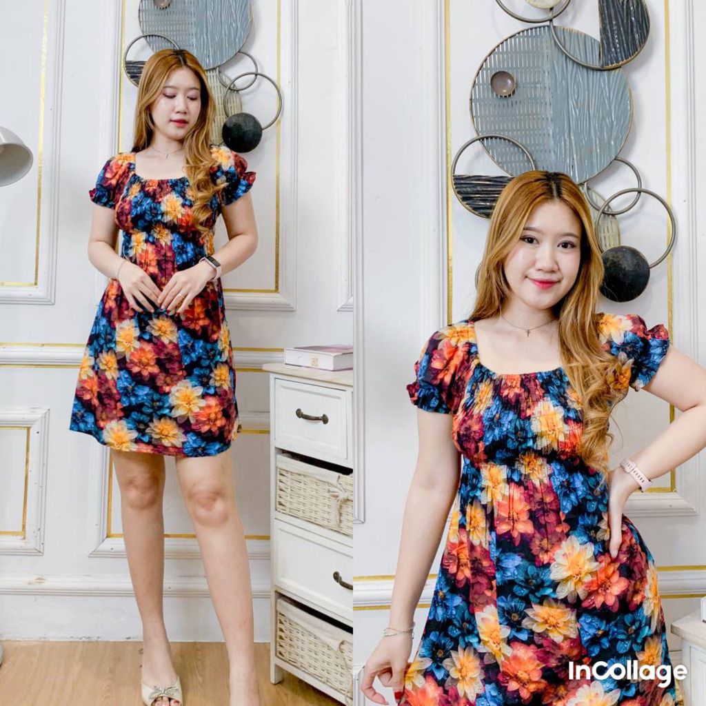 daster kerut pendek//daster mini prebody