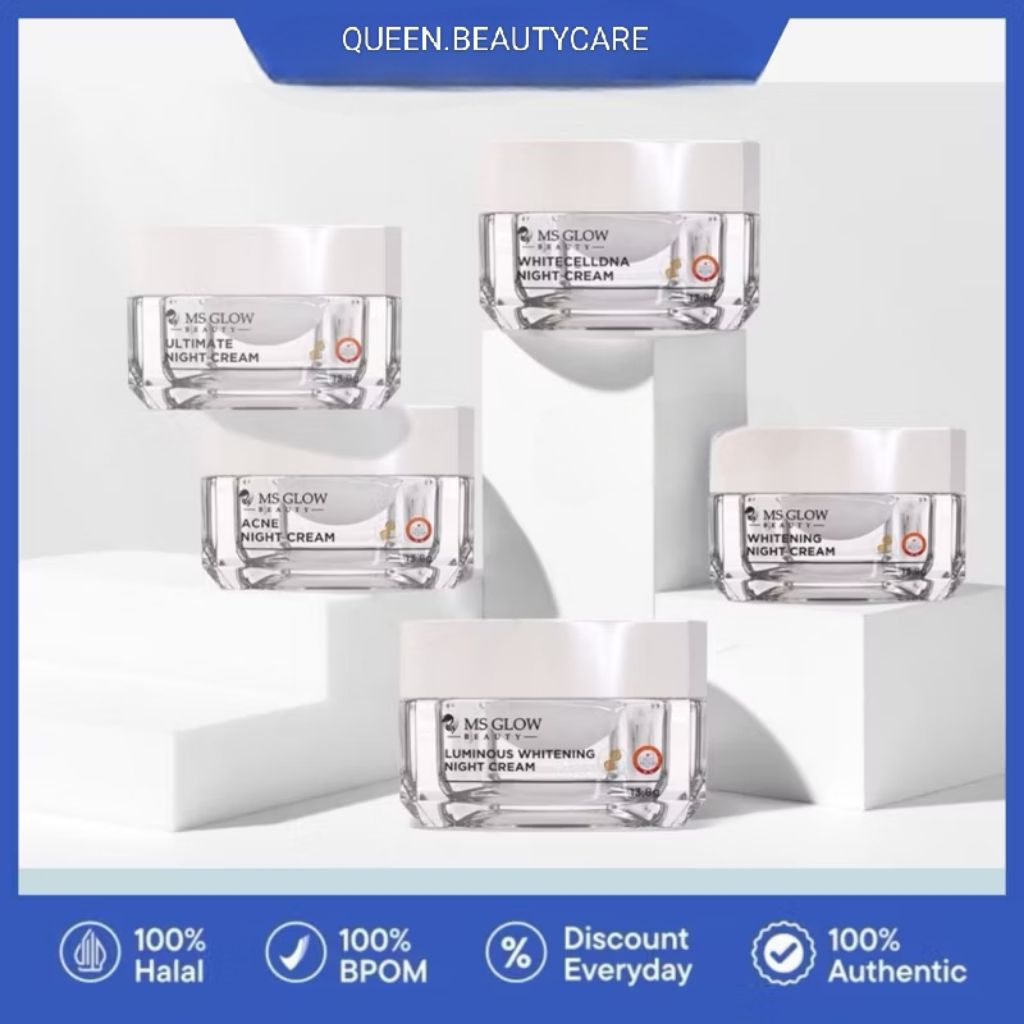 MS GLOW MALAM (ALL PRODUK)JJ Glow SPF 50 PA+++NEW MS GLOW ALL VARIAN