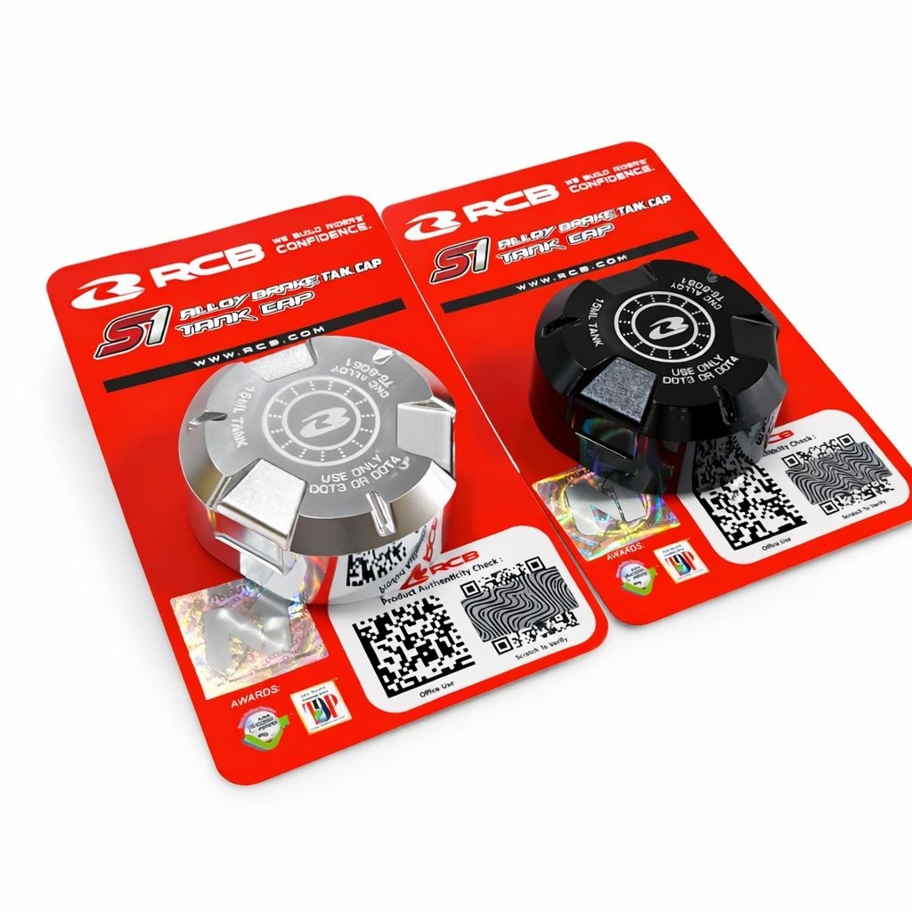 Tutup Cover Tabung Minyak Master Rem RCB S1 FL Aloy Braket Fuil Tank Cap
