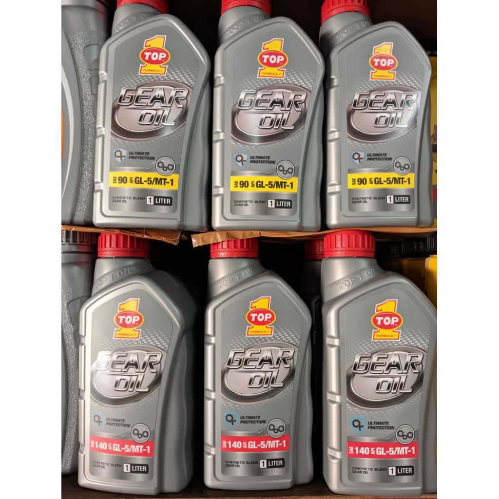 OLI TOP 1 GEAR OIL - OLI TRANSMISI SAE 90 & OLI GARDAN SAE 140