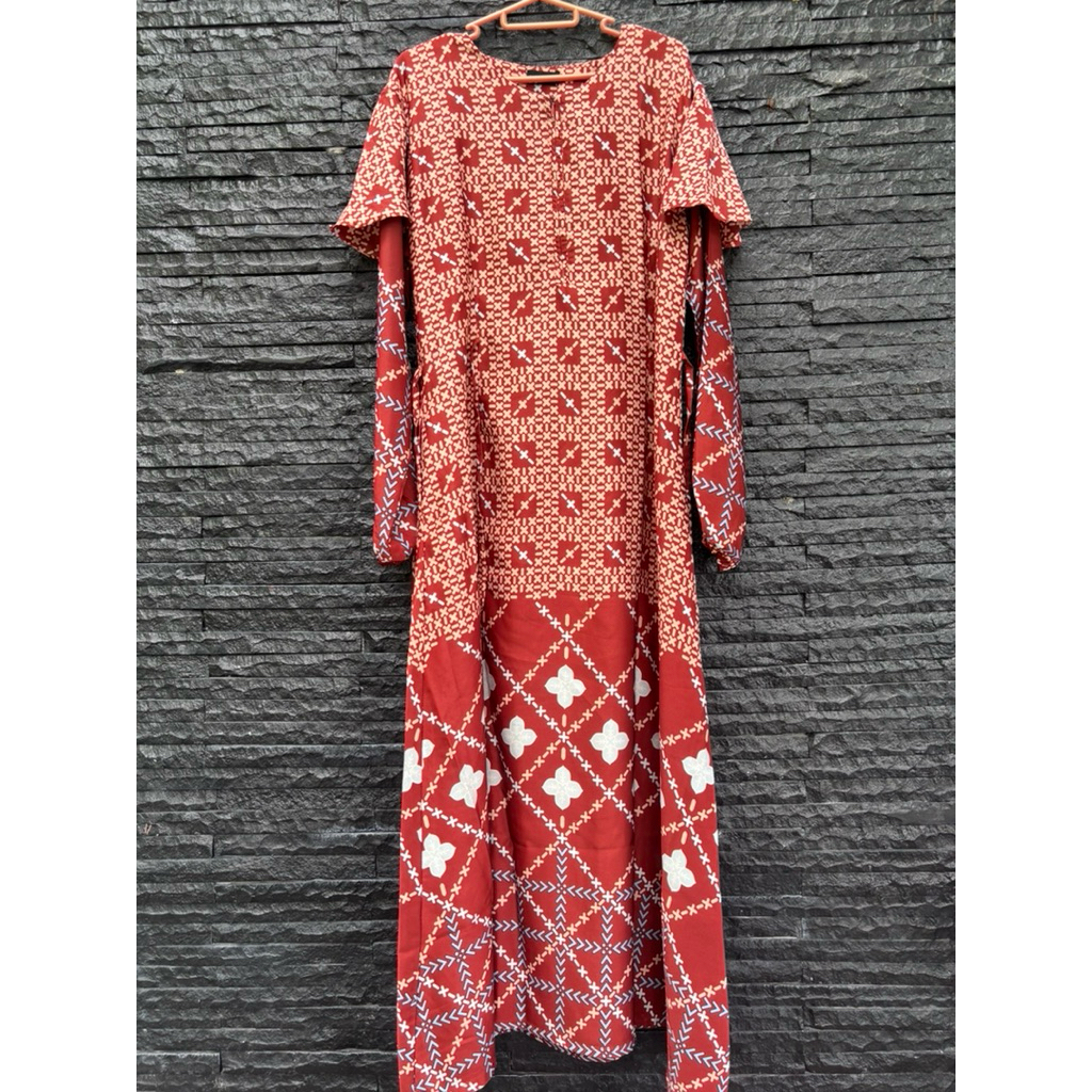 Dress Nabtik Hijab Preloved