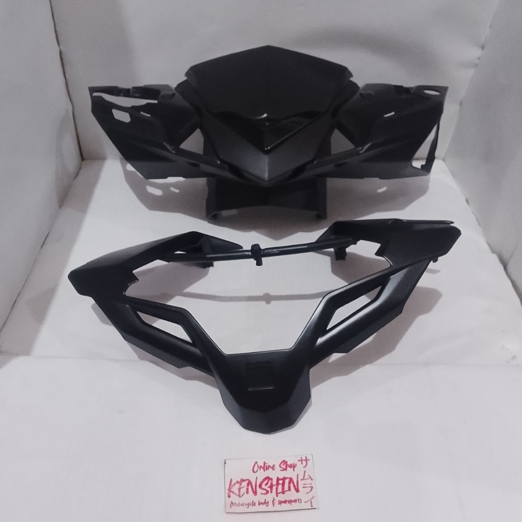 Batok depan Vario=125/150 LED old hitam doff 2015-2017 TENSHI.