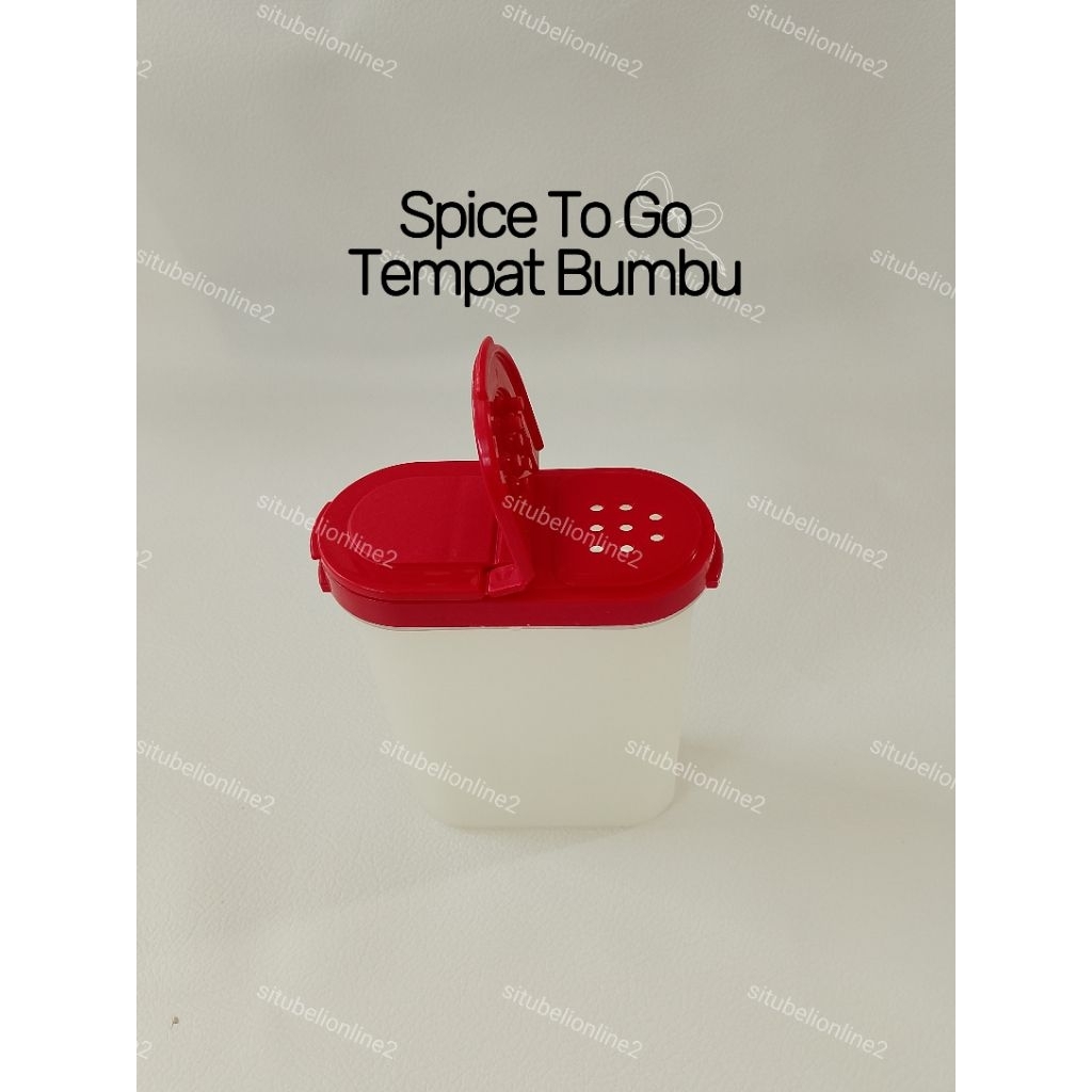 Space To Go Tempat Bumbu Tupperware Original - Tempat bumbu Lada Tupperware - Maroon