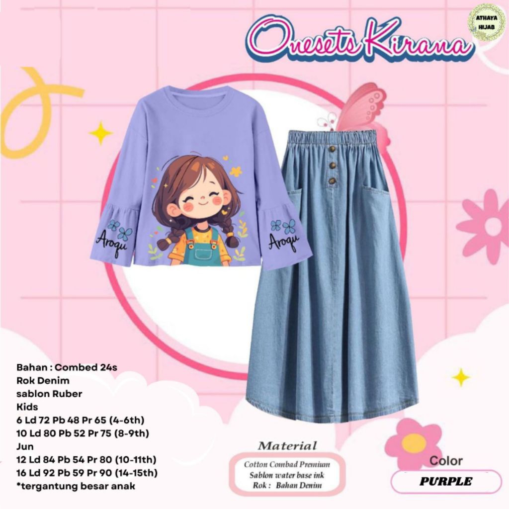 setelan anak One set kirana
