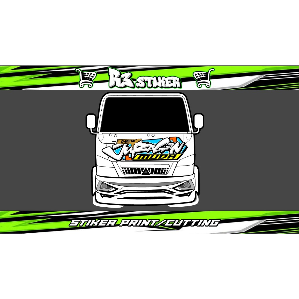 stiker kabin canter