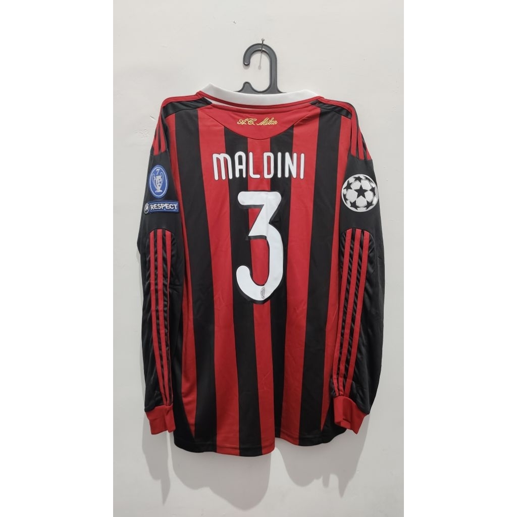 jersey retro Milan Maldini size M