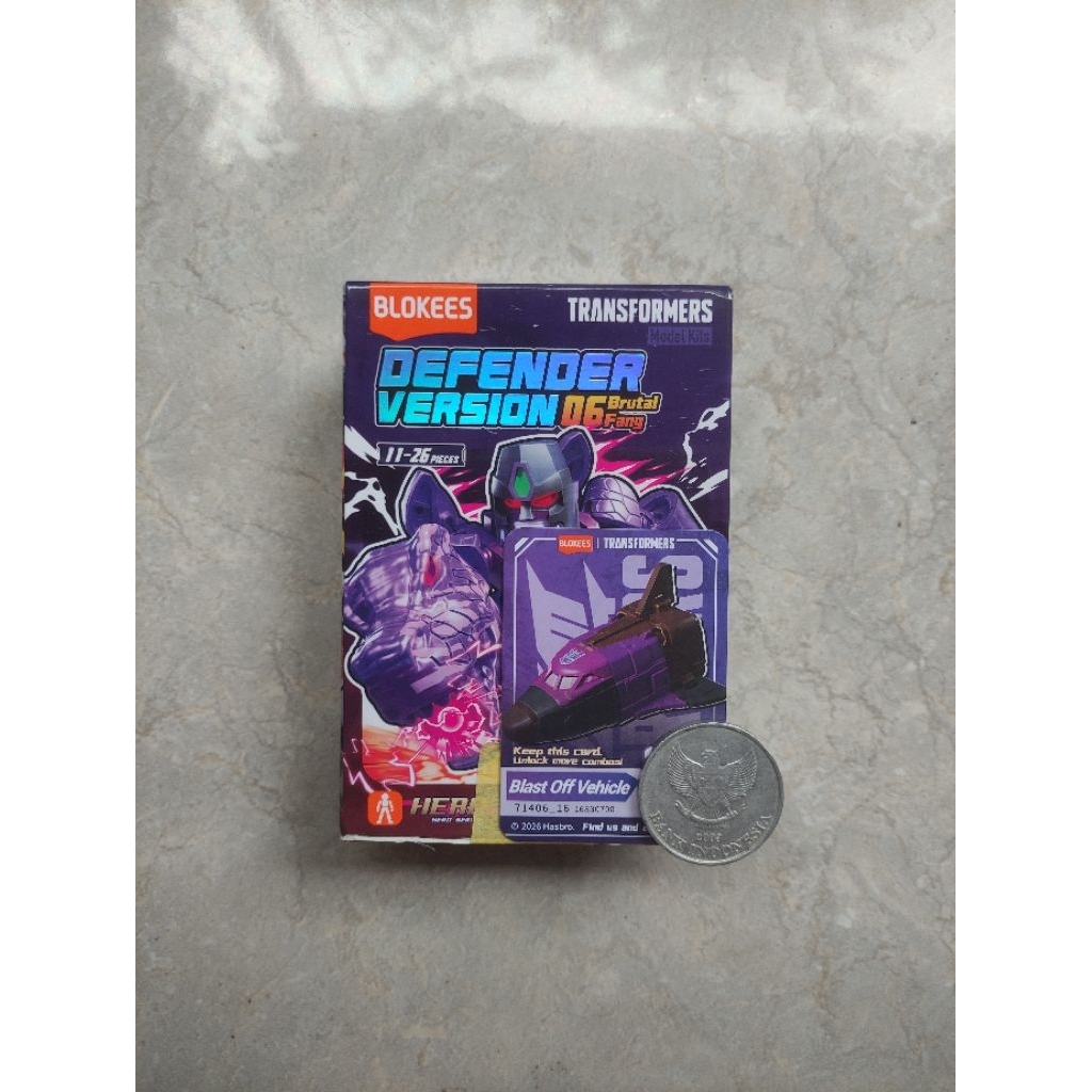 Blast Off Vehicle Blokees Transformers Defender 06