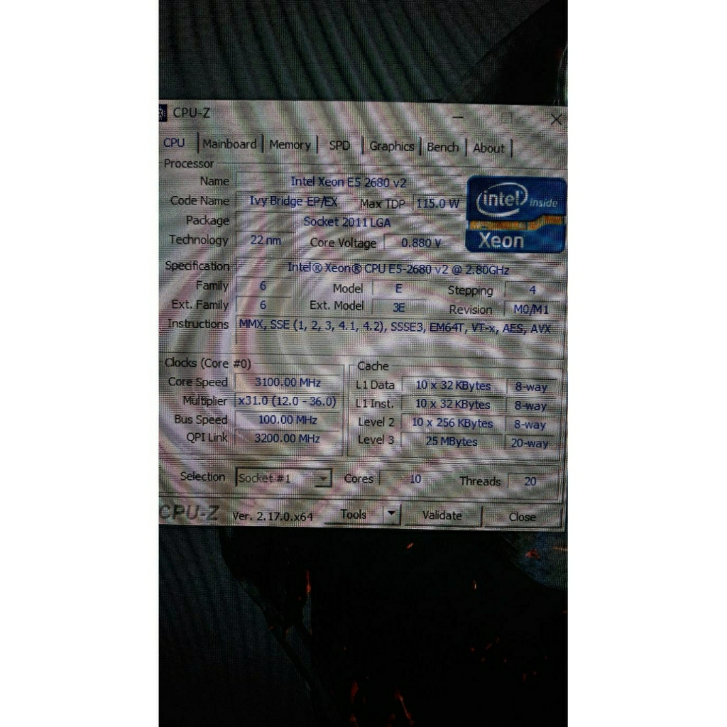 mobo X79 +xeon E5 2680v2 +ram ecc 16gb