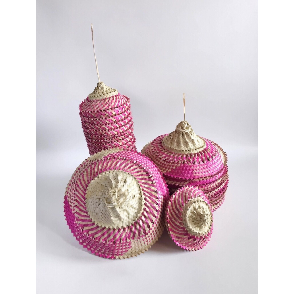 Toko Jenar - Saab Dari Ental/ Pandan, Tudung Makanan Anyaman