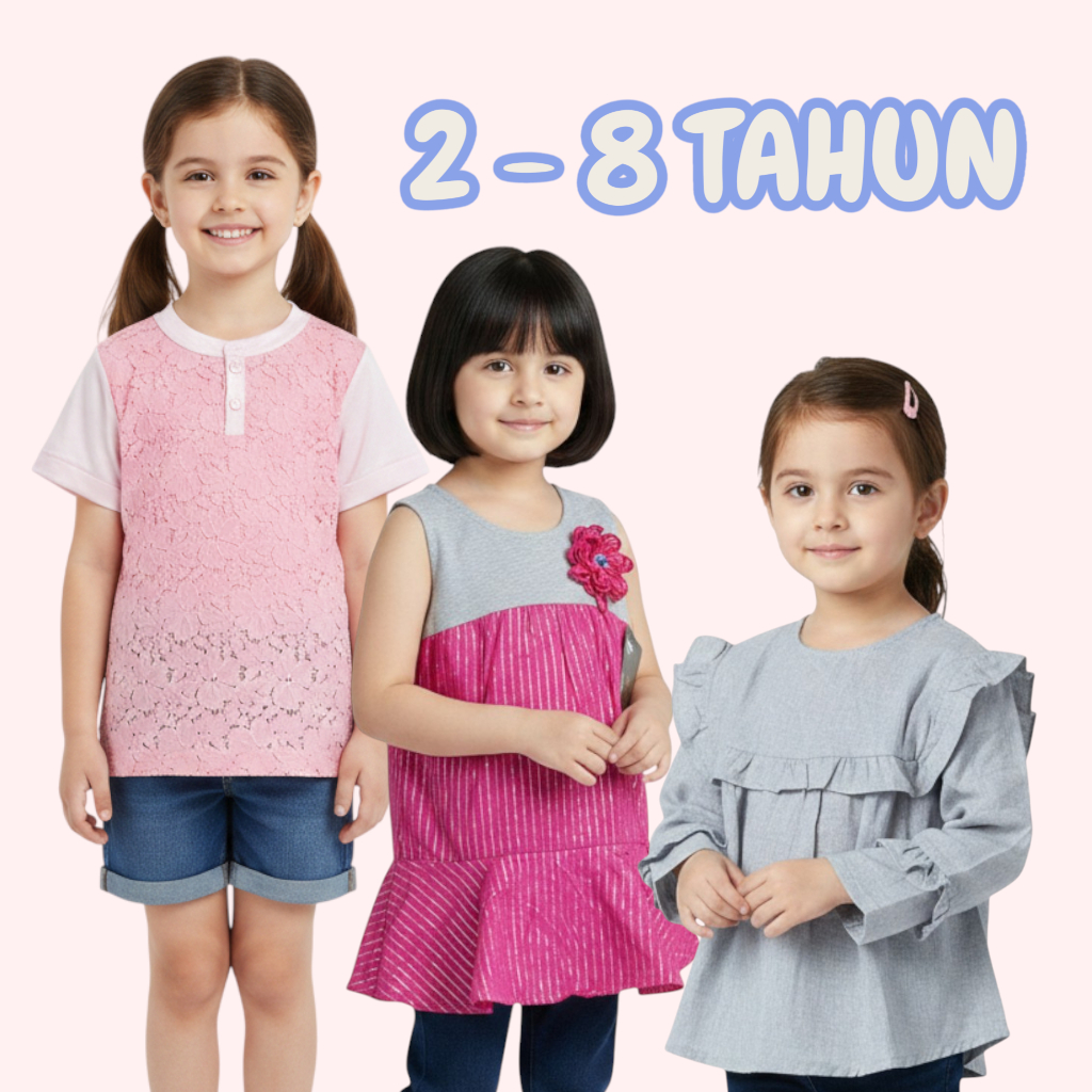 Blouse Anak Perempuan Max Fashion 2-8Tahun 0357