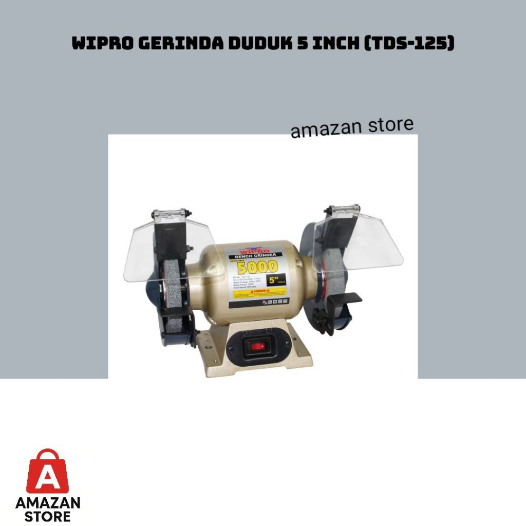 Mesin gerinda duduk WIPRO TDS 125 5"