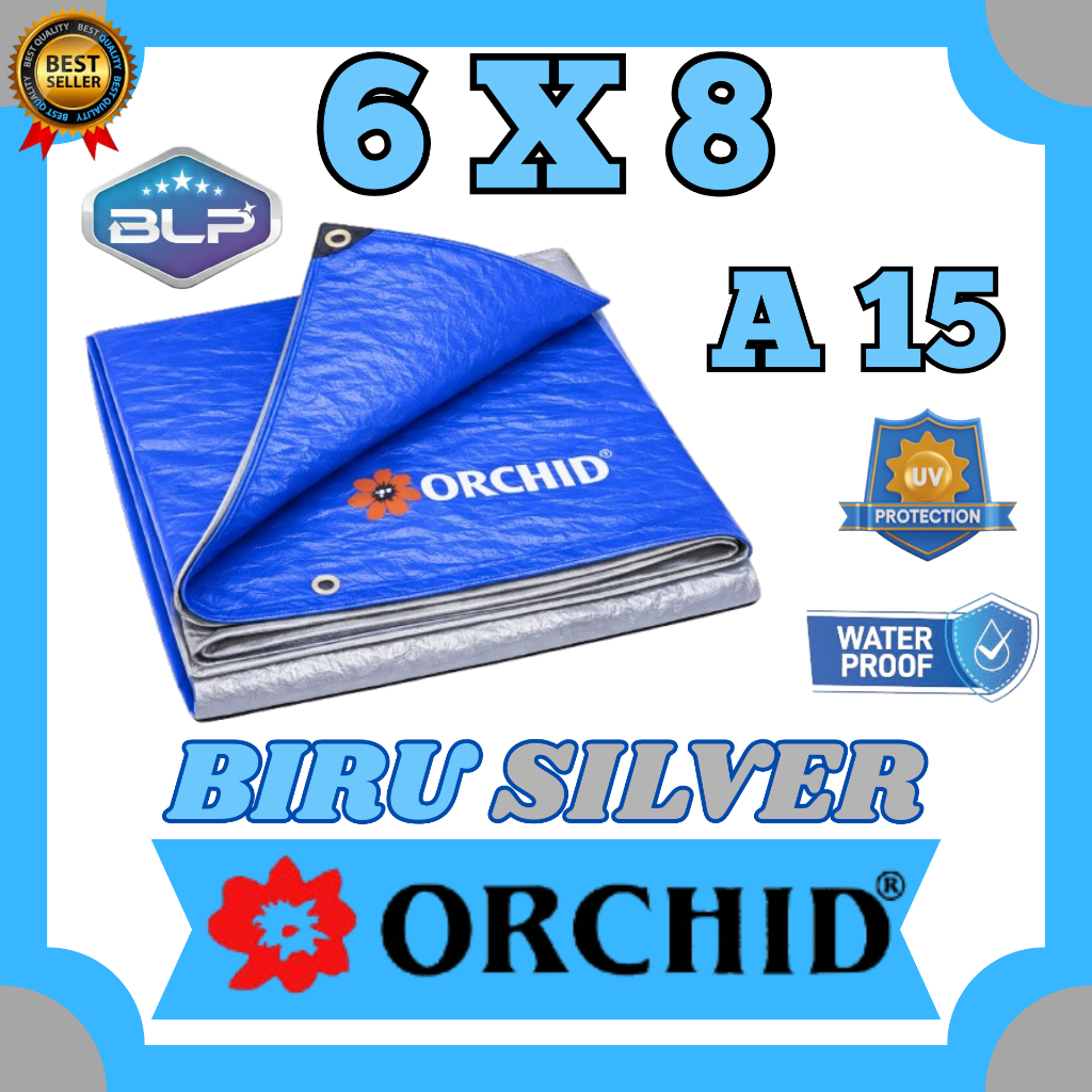 Terpal Orchid A15 ukuran 6x8 Made In Korea