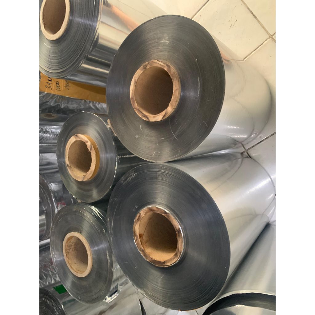 Plastik Metalize Roll 42cm × 1000 meter Tebal 25,30,dan40 Micron