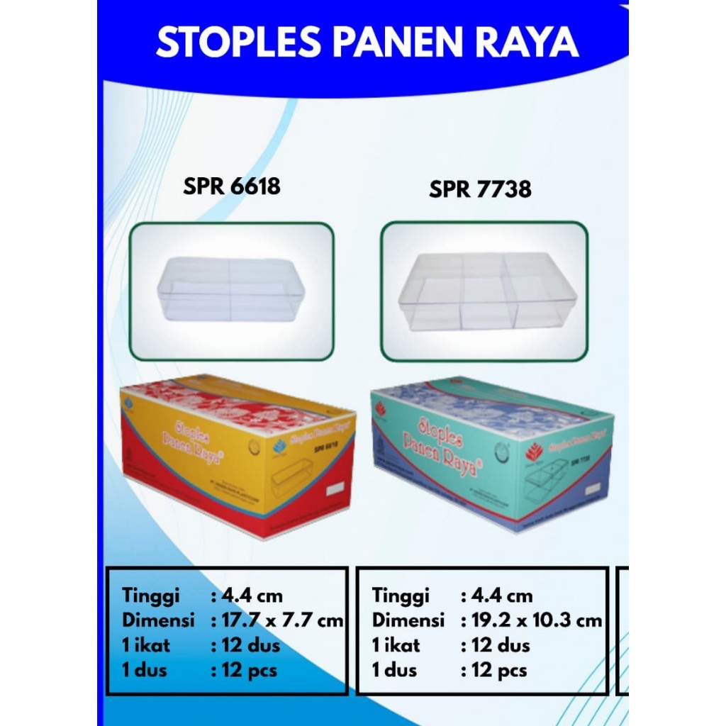 STOPLES PANEN RAYA SPR 6618 DAN SPR 7738