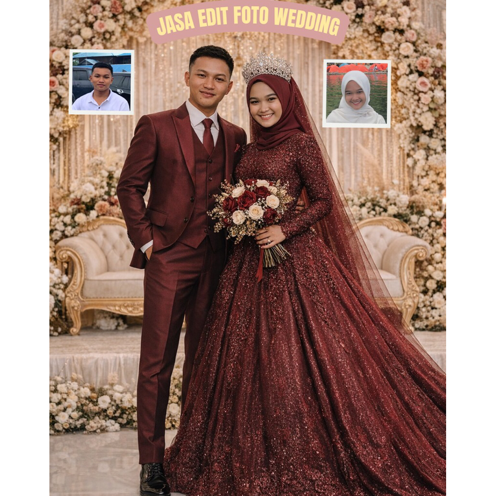 Jasa Edit Foto Wedding/Prewedding