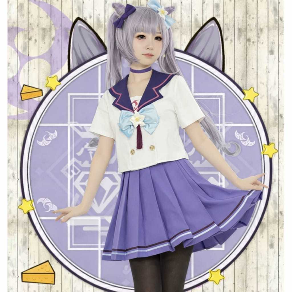TOKOKOSTUM keqing seifuku cosplay