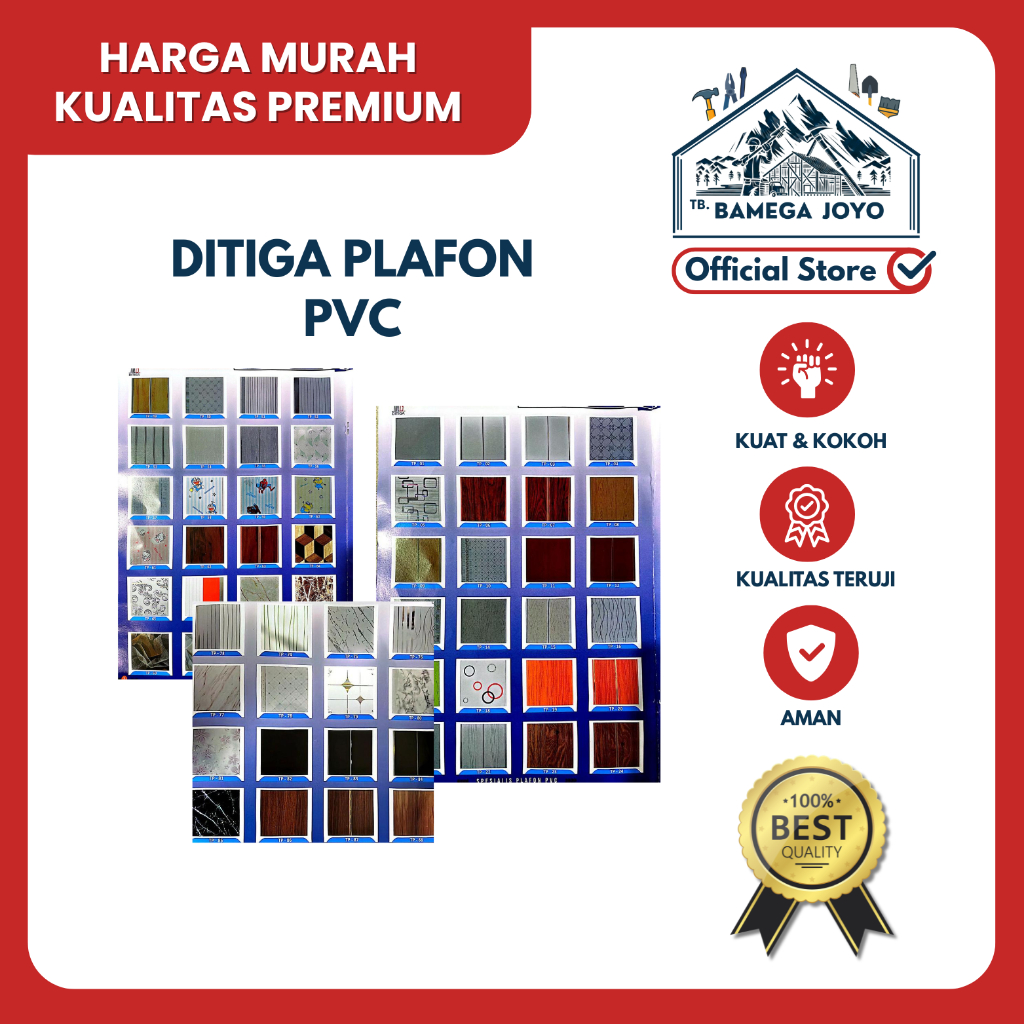 PLAFON PVC ALL MOTIF – PVC MURAH - PLAFON ESTETIS DAN KUAT UNTUK RUMAH DAN BANGUNAN
