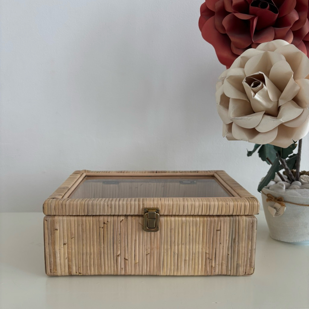 Akasa - Box rotan / Seserahan / Kotak Seserahan / Box Premium /Hampers Akrilik/Kotak Akrilik/Box Akr