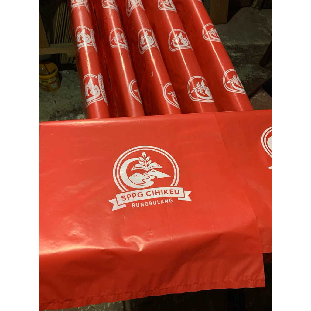 Kantong Tas Plastik Sablon MBG/SPPG HD plong