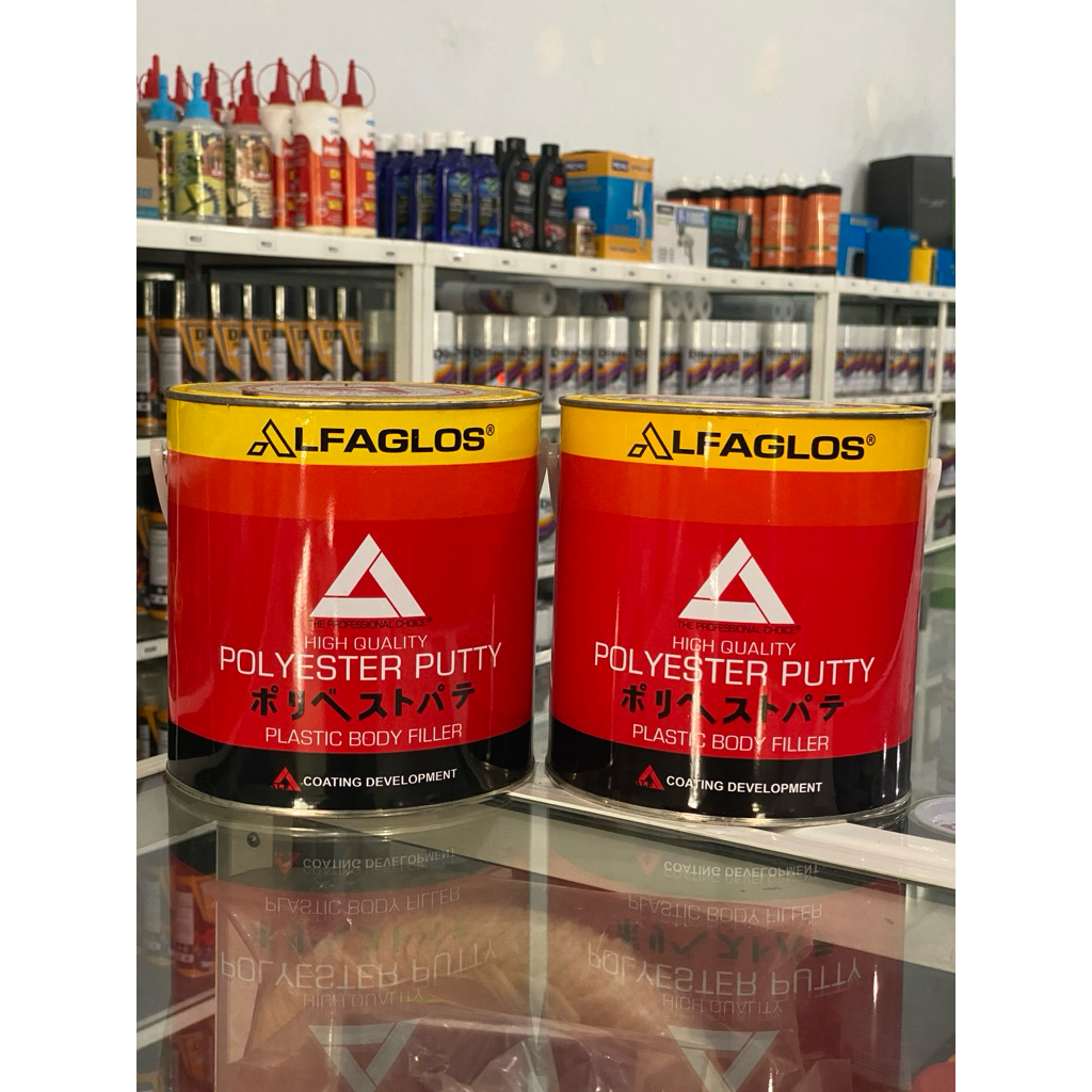 Dempul Alfaglos 3kg / Dempul Mobil alfaglos