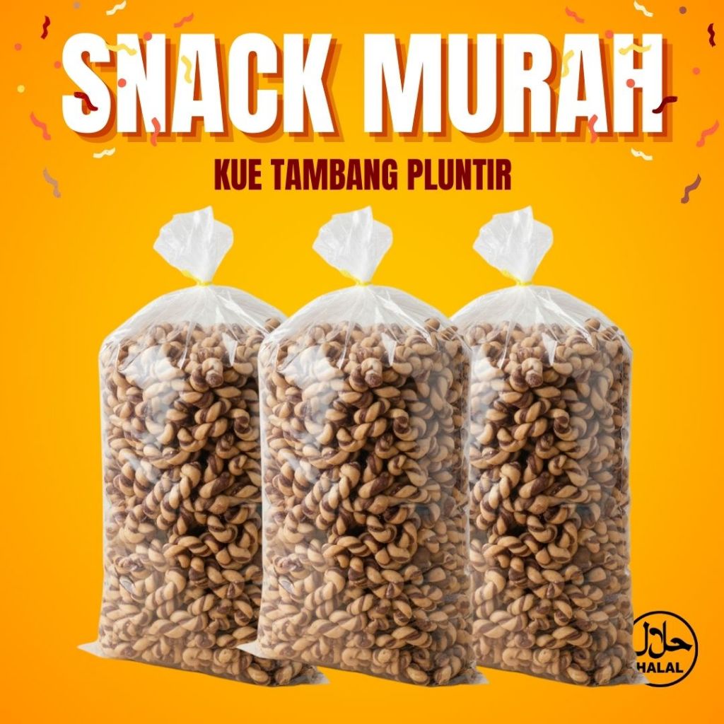 Kue Tambang Pluntir Plintir Untir untir Kiloan Per-bal