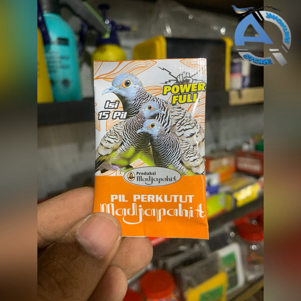 Pil Perkutut Majaphit Pil Perkutut Madjapahit 1 Sachet Isi 15 Pil - Mengatasi Perkutut Takut Berbuny