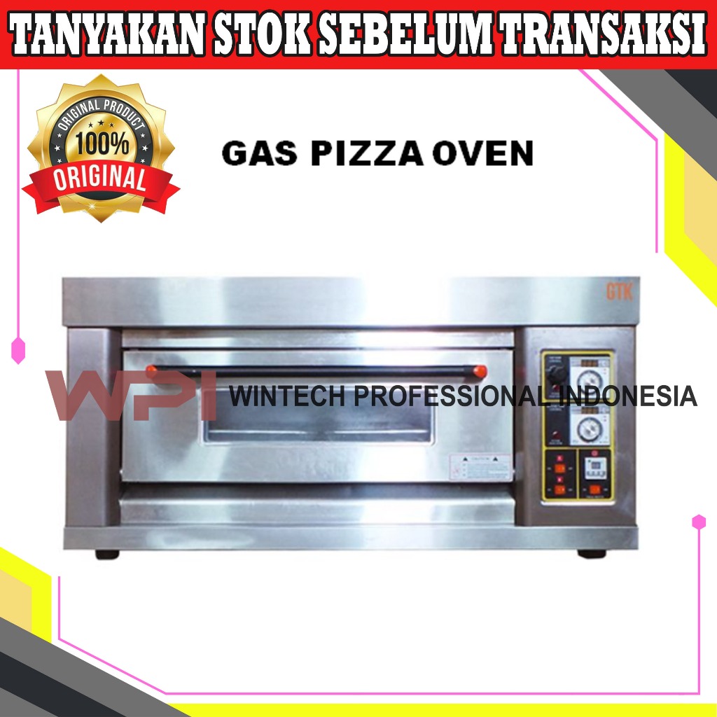 GUATAKA GTK010021 Gas Pizza Oven Tray With Stone / Oven Pizza Gas