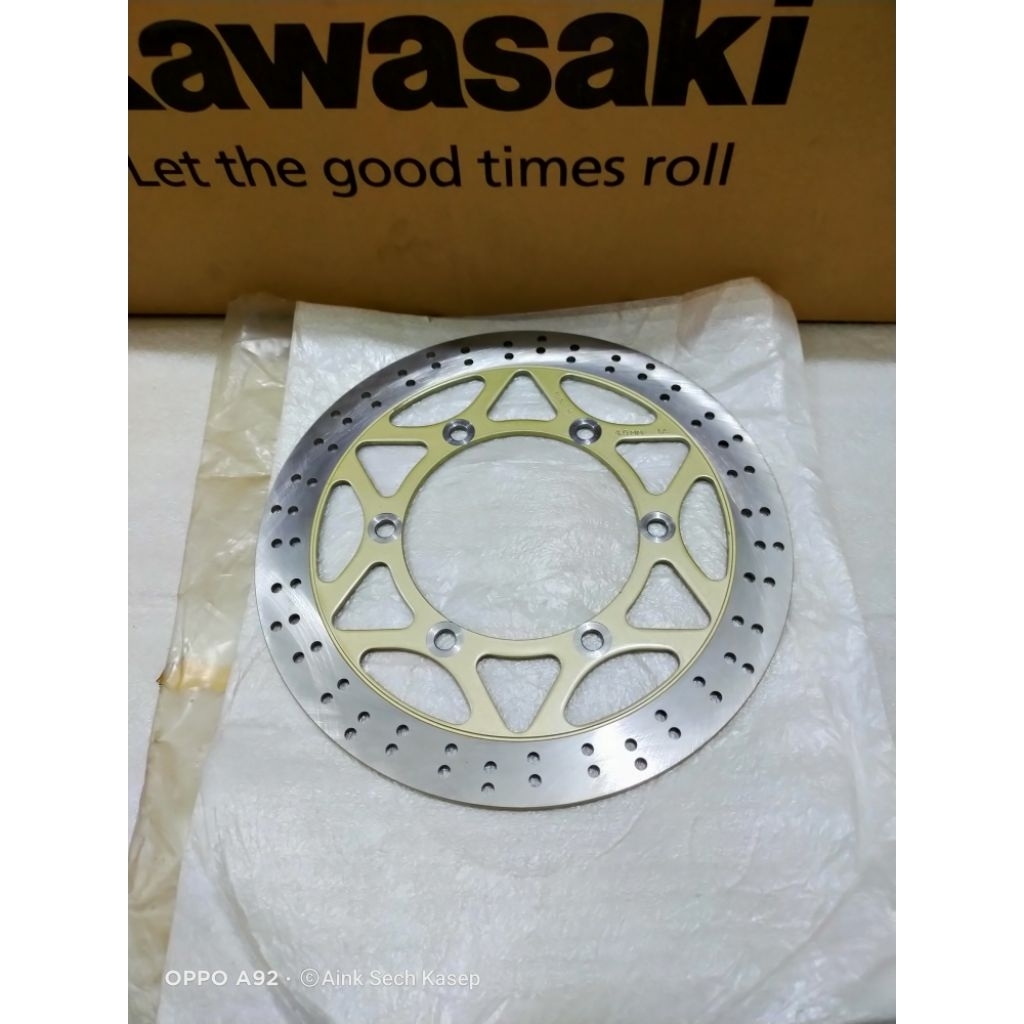 piringan cakram depan ninja rr old