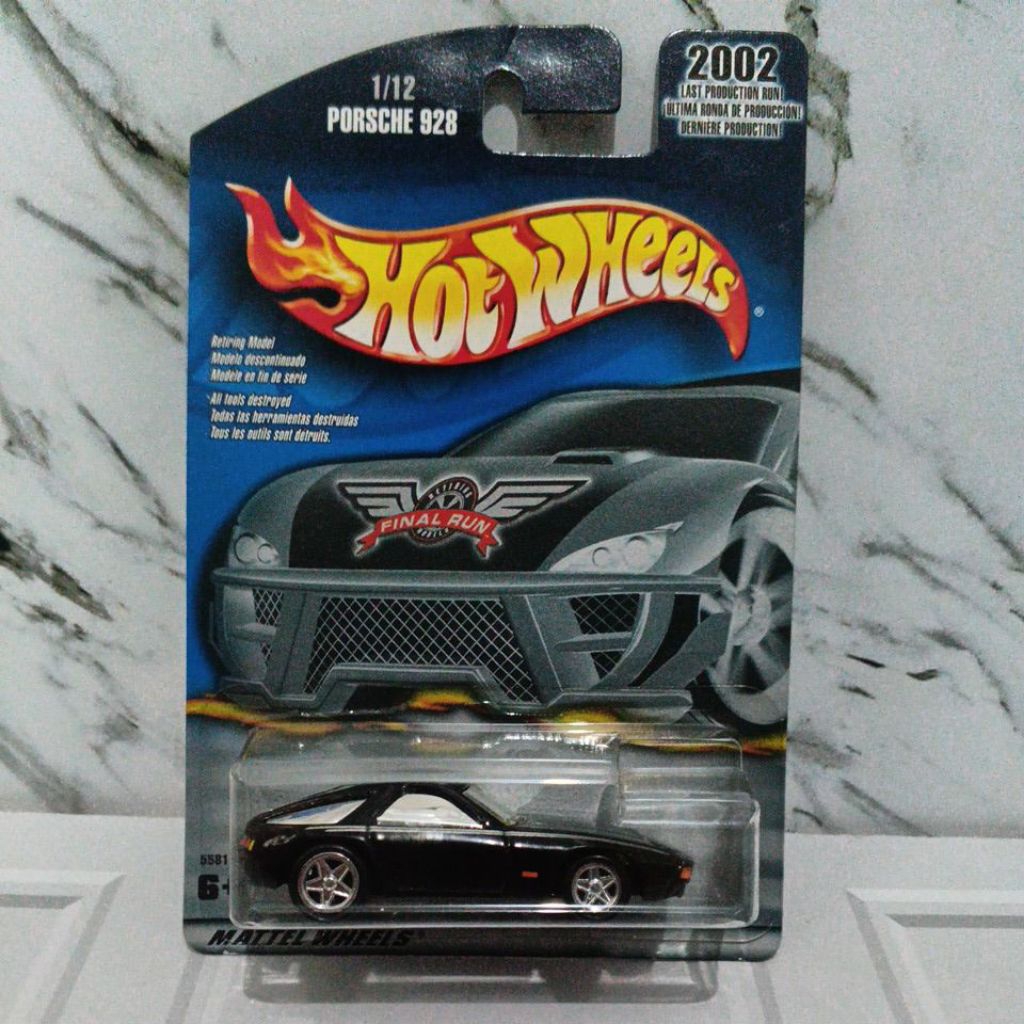Hotwheels Porsche 928 Final Run/Minus Kerut gantungan sedikit