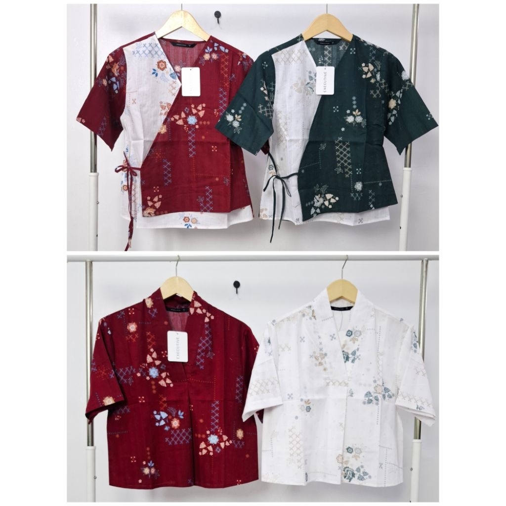 EXECUTIVE BATIK COLLECTION  BLOUSE WANITA LENGAN PENDEK