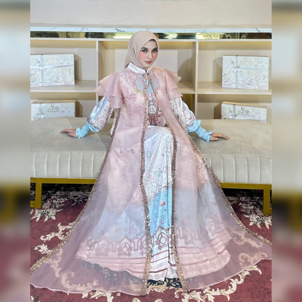 Gevina Dress Exlusive By Elly Arsy Only Gamis