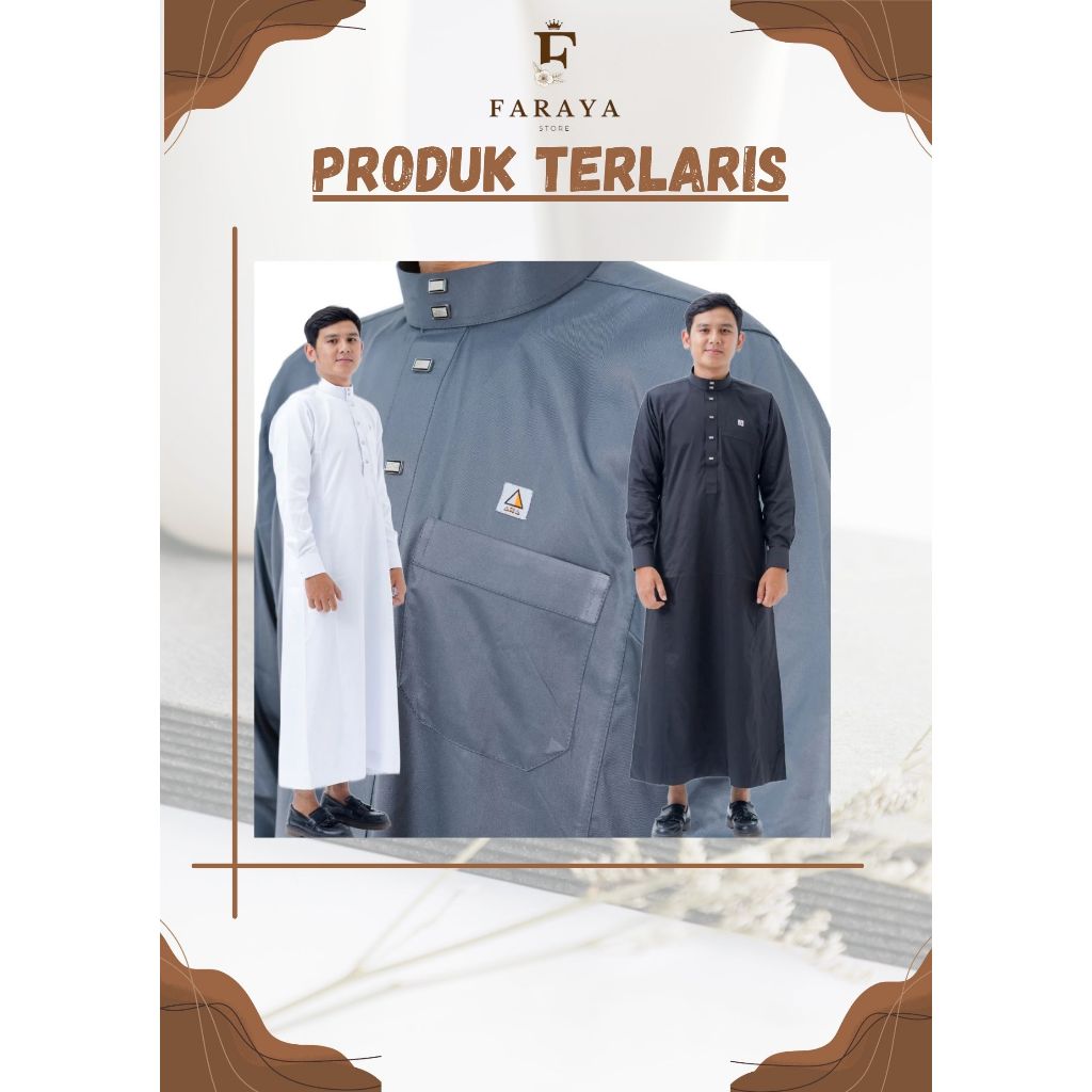 JUBAH PRIA SLIMFIT GAMIS PRIA JUBBAH MEWAH TERBARU JUBAH PRIA MUSLIM PRIA DEWASA JUBAH DEWASA