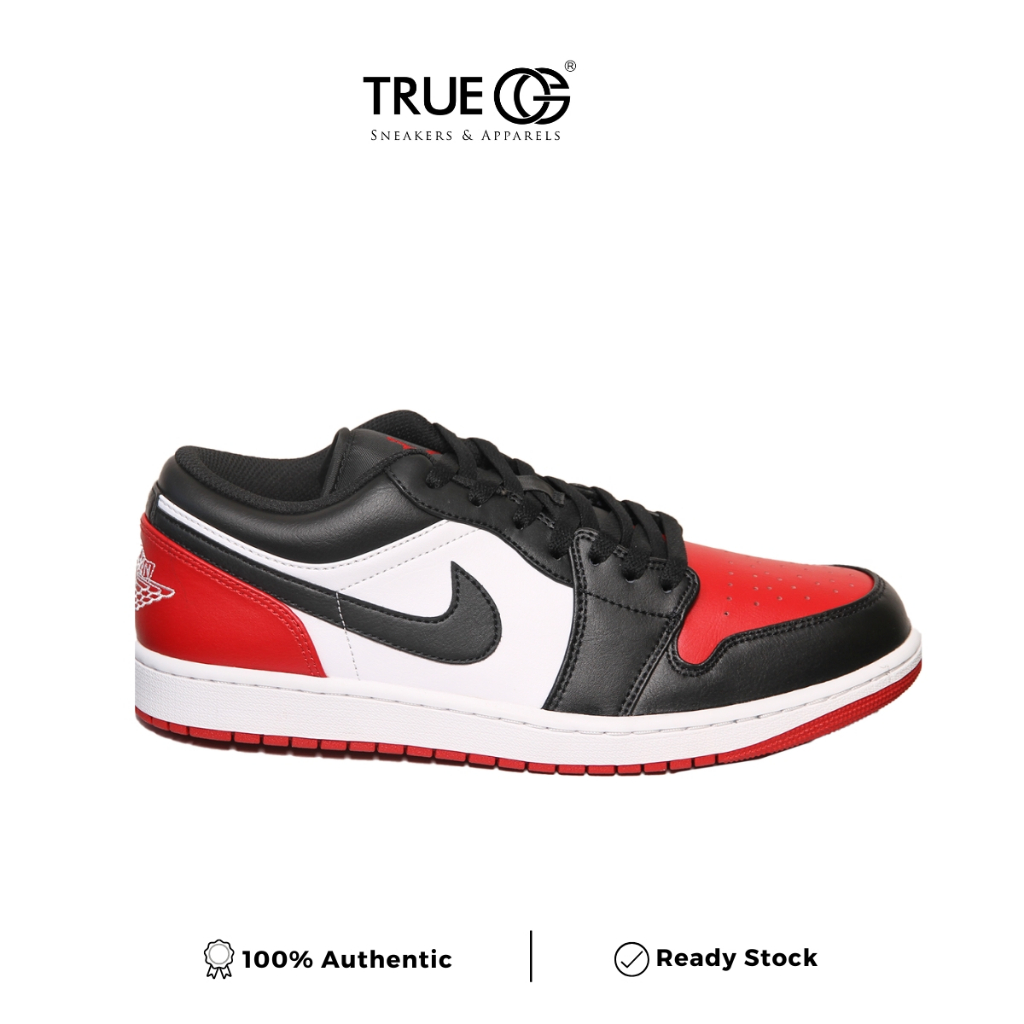Air Jordan 1 Low Bred Toe (GS)
