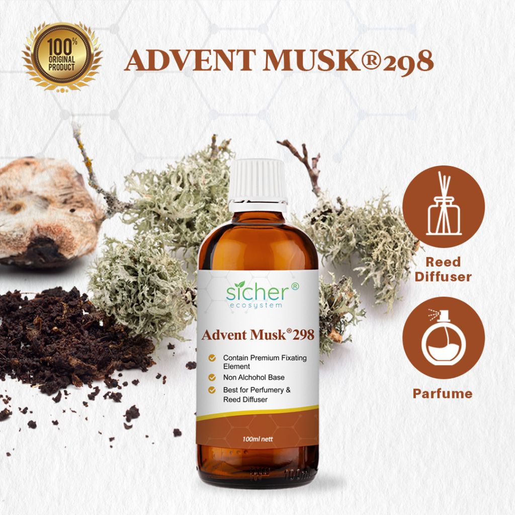 Advent Musk - Sicher Super Fixative / Booster Aroma /Penguat Aroma / Fixative Advent Musk