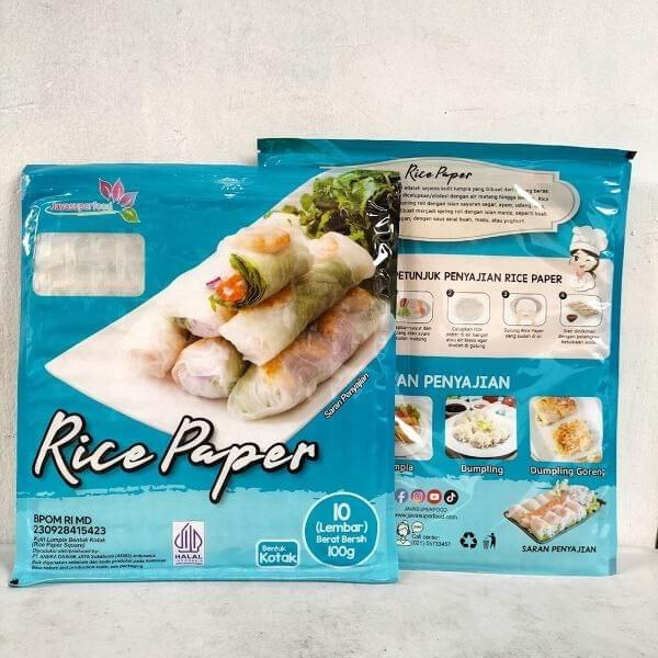 RICE PAPER KULIT HAKAU VIETNAM ISI 20 Lembar