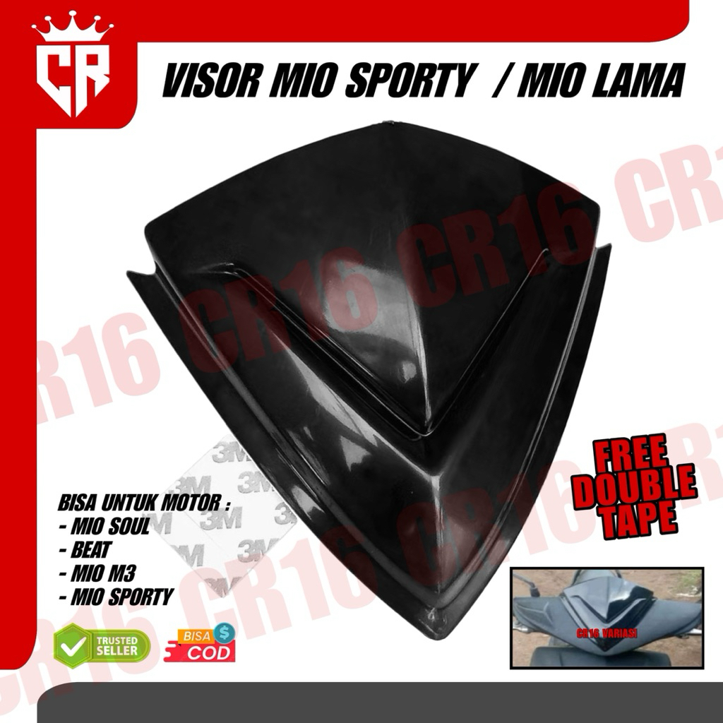 PROMO VISOR MIO SPORTY MIO SOUL MIO M3 MIO LAMA BEAT GRATIS DOUBLETAPE Visor Depan Mio Sporty Visor 