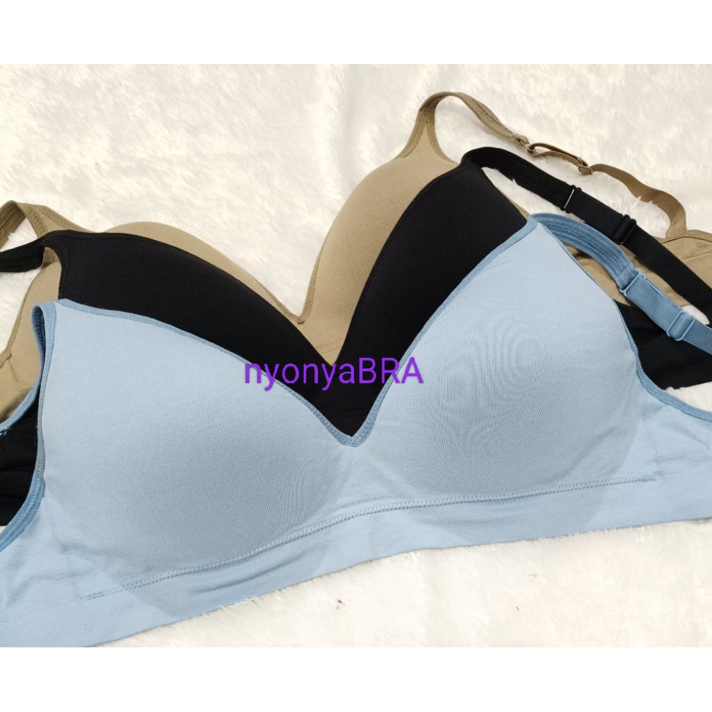 Luludi by wacoal bra seamless tanpa kawat cup B,C, 34,36,38,40, LB 5808