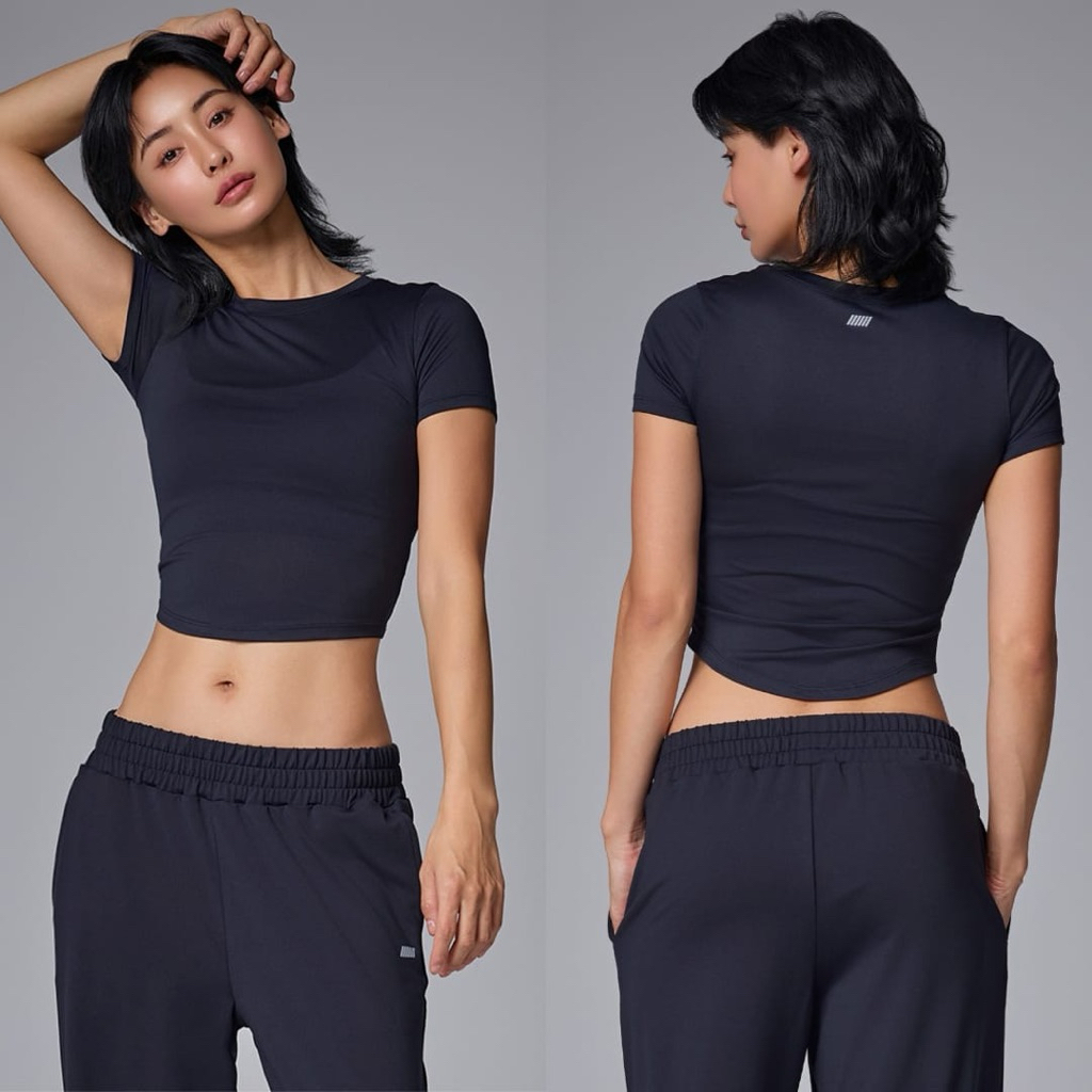 (Yogalates)   STL CROP TOP  /  kaos crop / crop top / atasan gym / kaos olahraga wanita