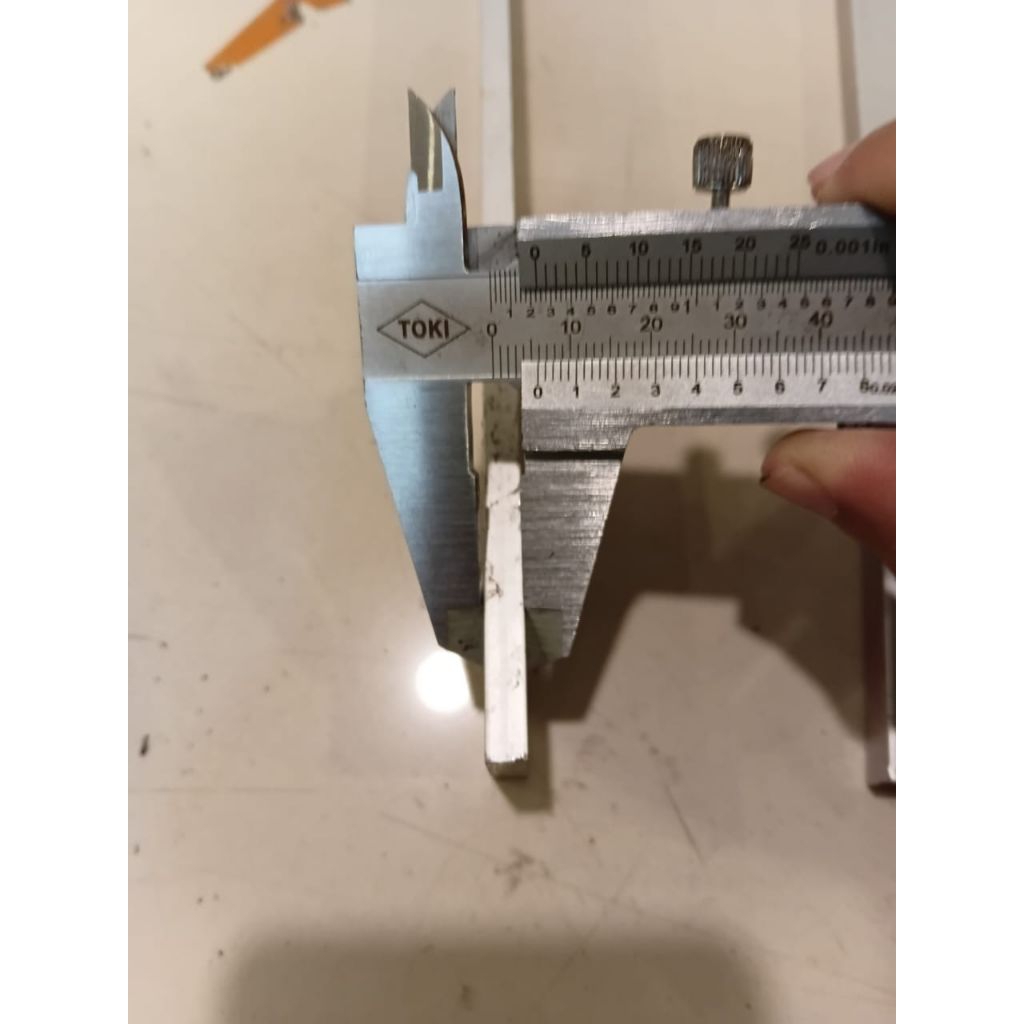 Plat Strip Alumunium 6063 Tebal 6mm x 20mm x 500mm Alumunium