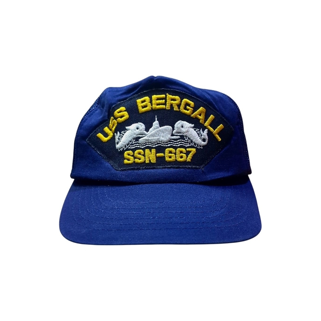 topi military vintage navy seal uss bergall ssn-667