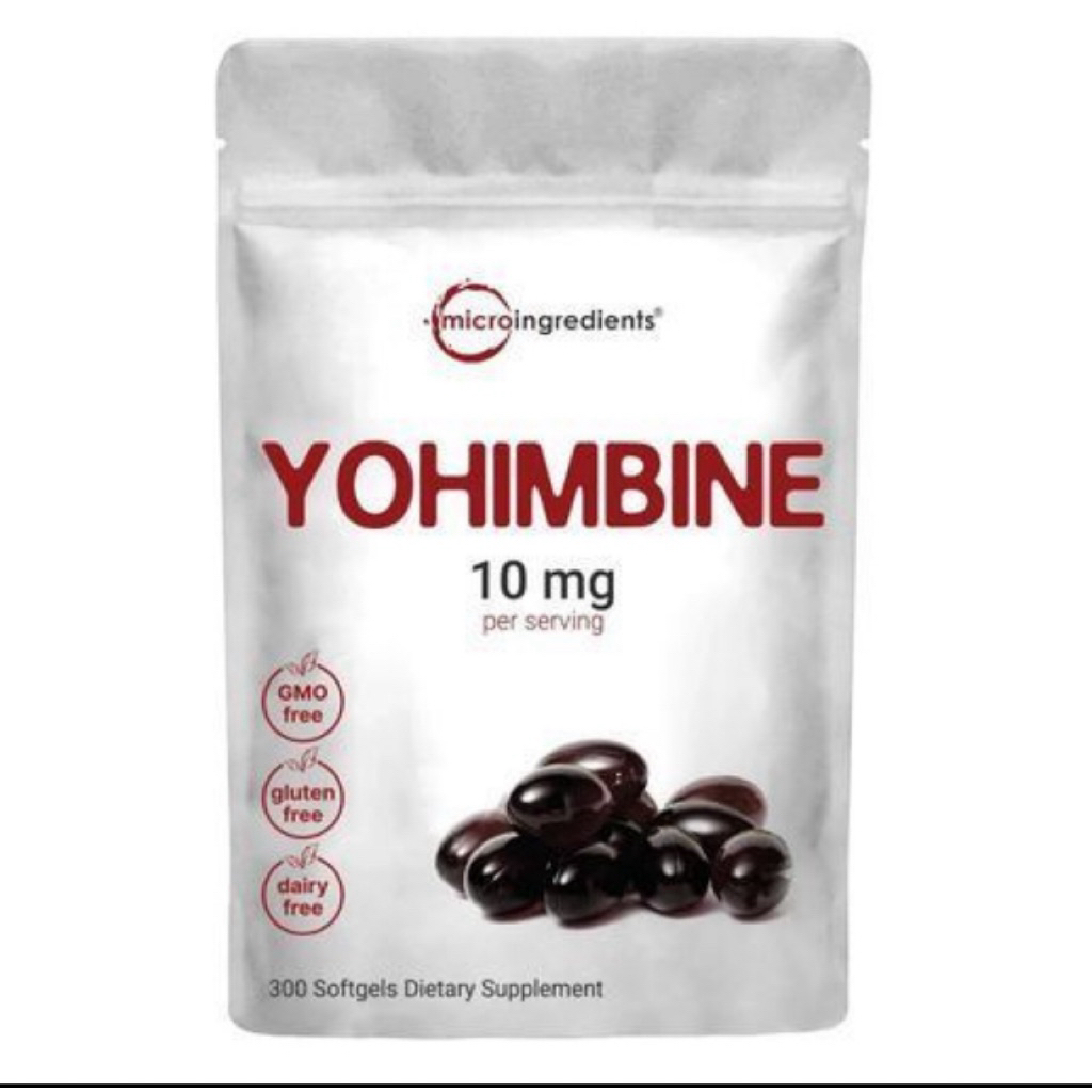 Yohimbine Softgels 300 Count Original Microingredients